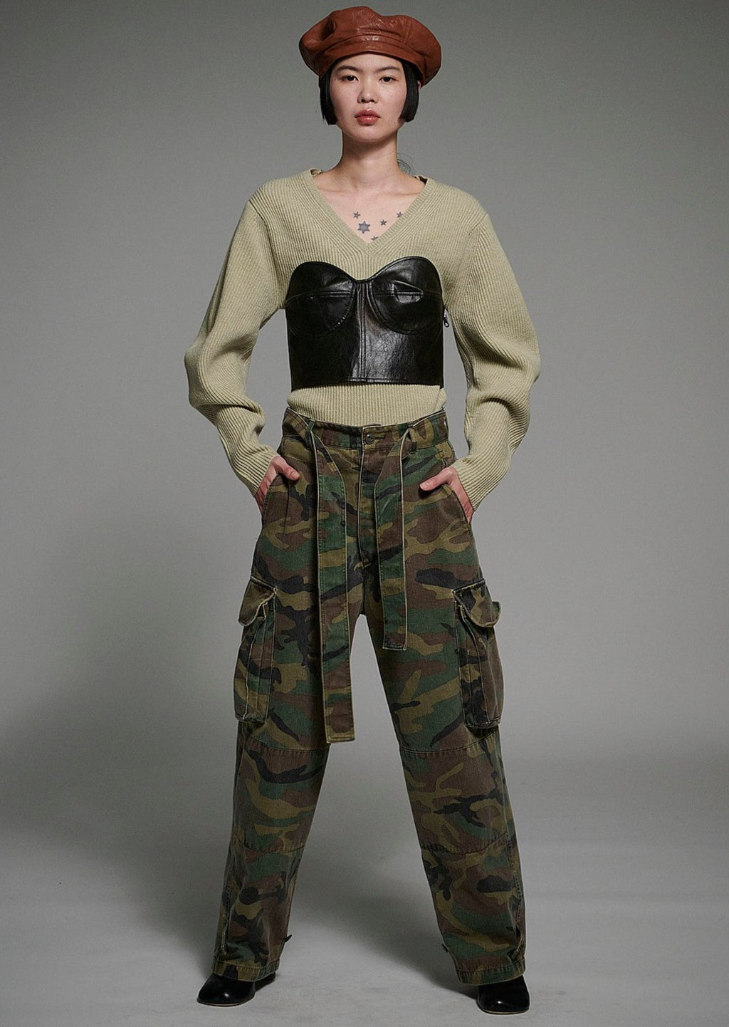 INSCRIRE DUK M65 TURN OVER カーゴパンツ INSCRIRE DUK M65 TURN OVER カーゴパンツ