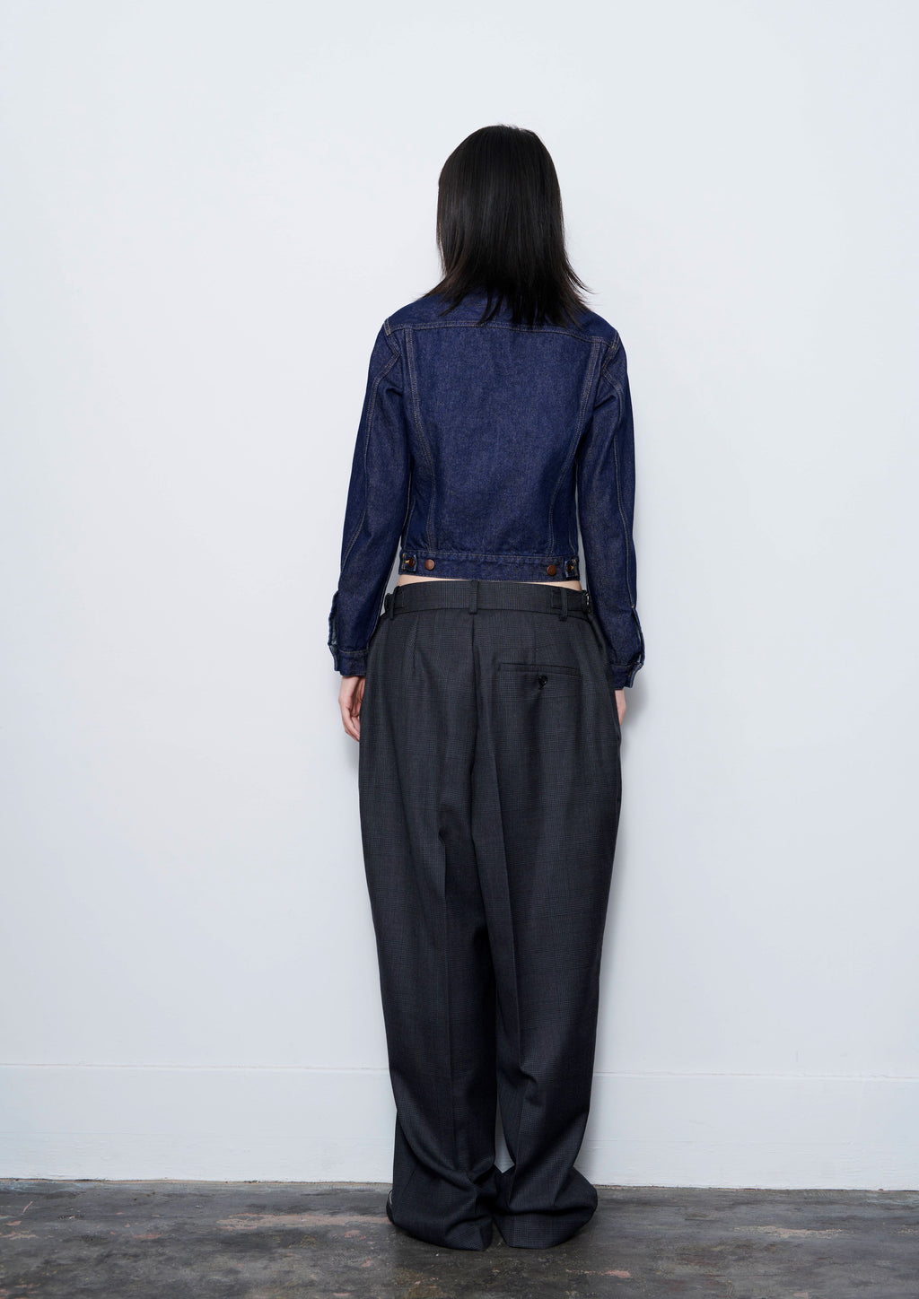 Tight Fit Denim Jacket INDIGO – INSCRIRE