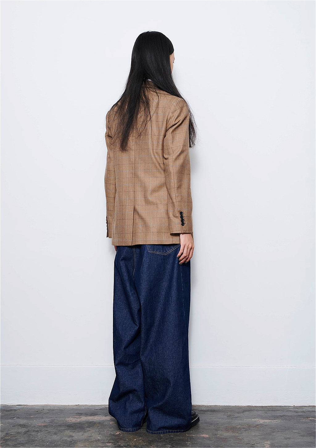 Denim Loose Fit Pants INDIGO – INSCRIRE