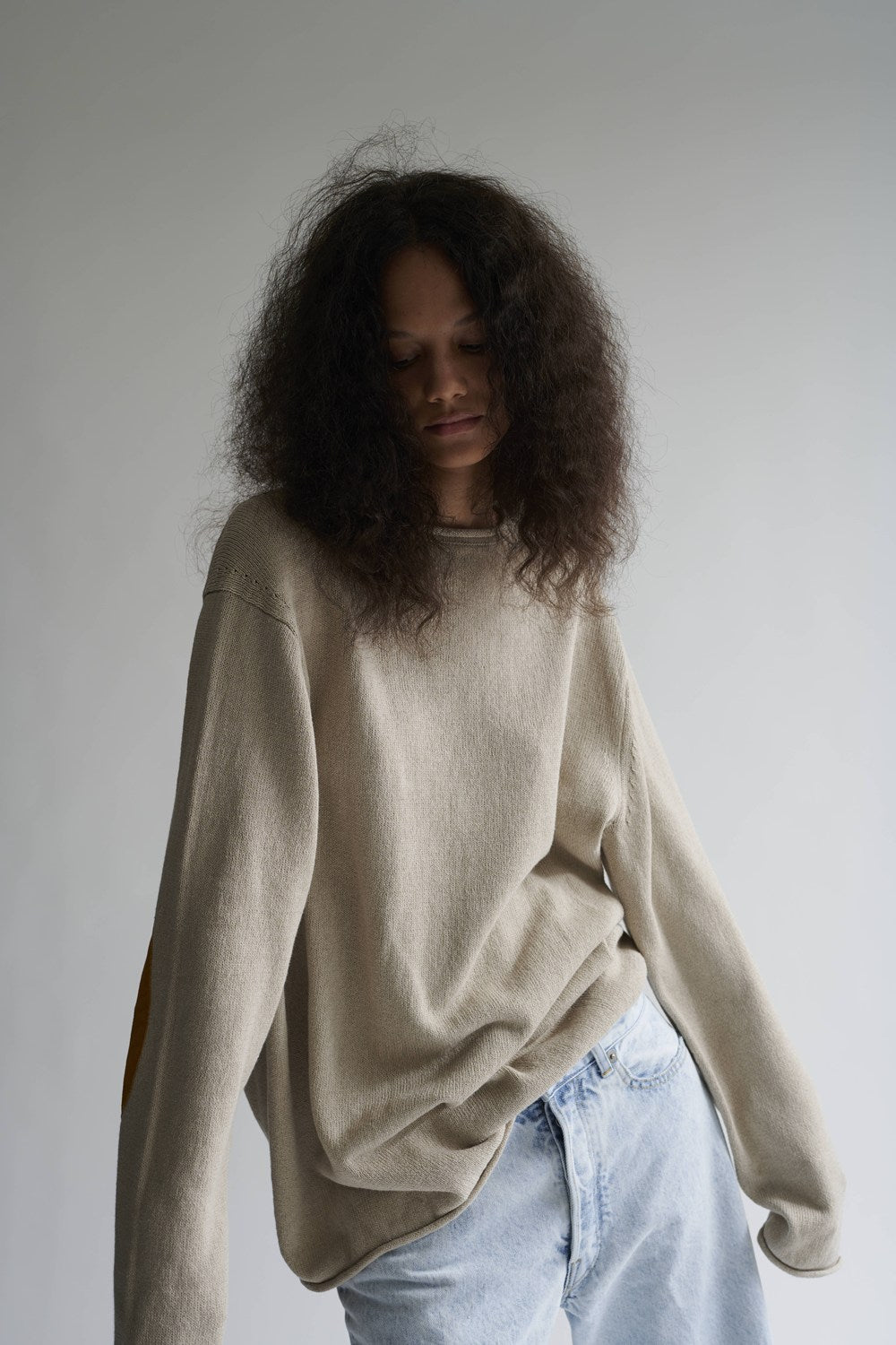 トップス INSCRIRE Cowichan No Sleeve Sweater Cotton Linen Sweater – INSCRIRE