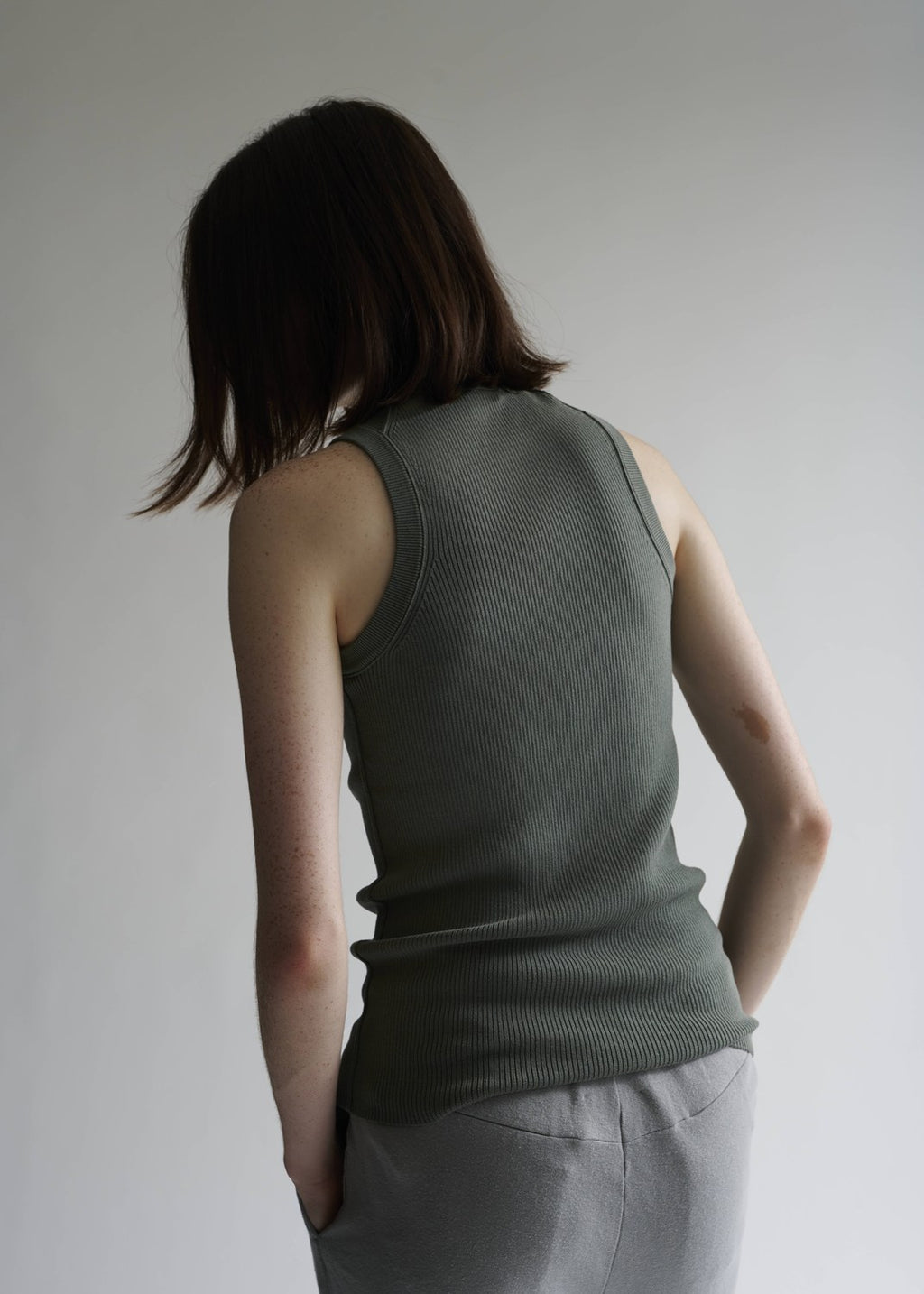 Cotton Rib Tank Top – INSCRIRE