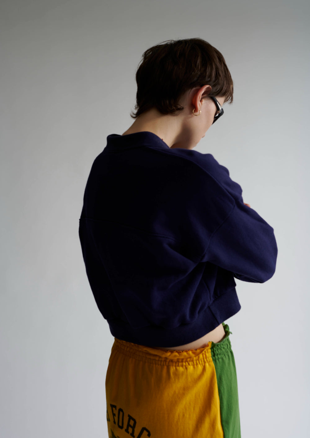 トップス INSCRIRE Vintage Sweat Short Pull Over Vintage Sweat Short Pull Over – INSCRIRE