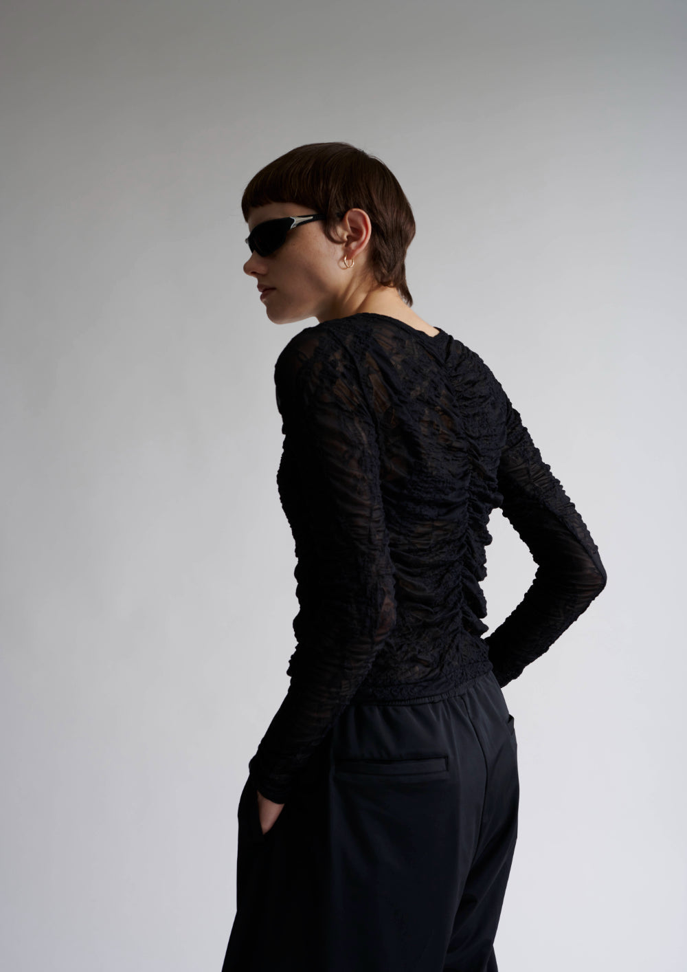 INSCRIRE tシャツ 「INSCRIRE/アンスクリア」Lace Long Sleeve
