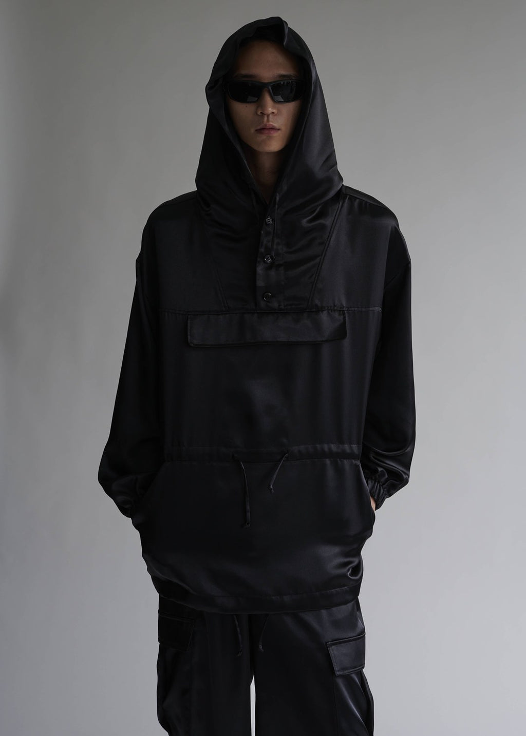 INSCRIRE アンスクリアSatin Pullover Blouson Satin Pullover Blouson – INSCRIRE