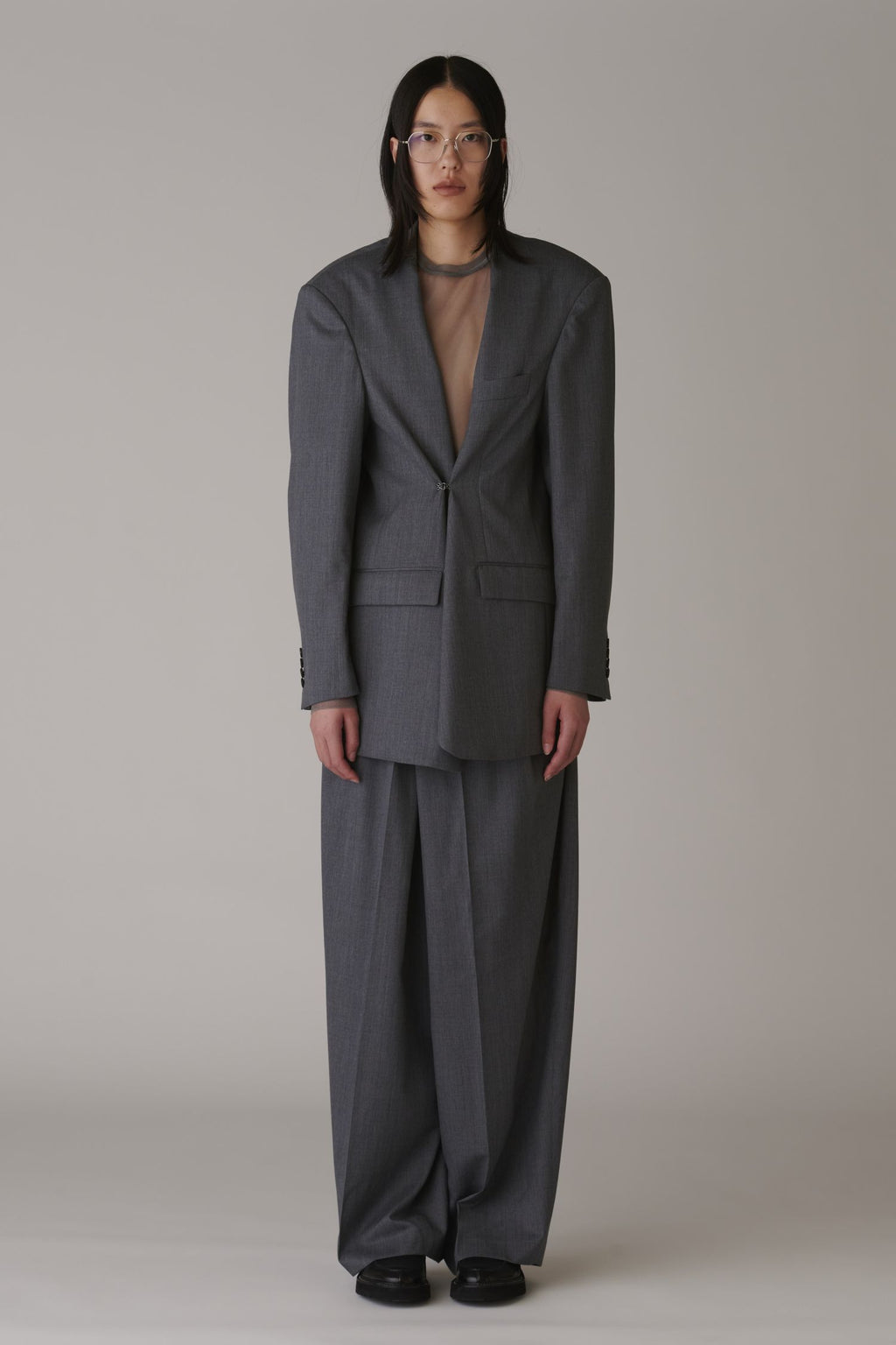 Wool 2-way Over Size Jacket – INSCRIRE