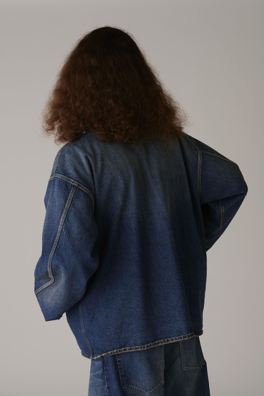 Used Denim Zip Up Blouson – INSCRIRE