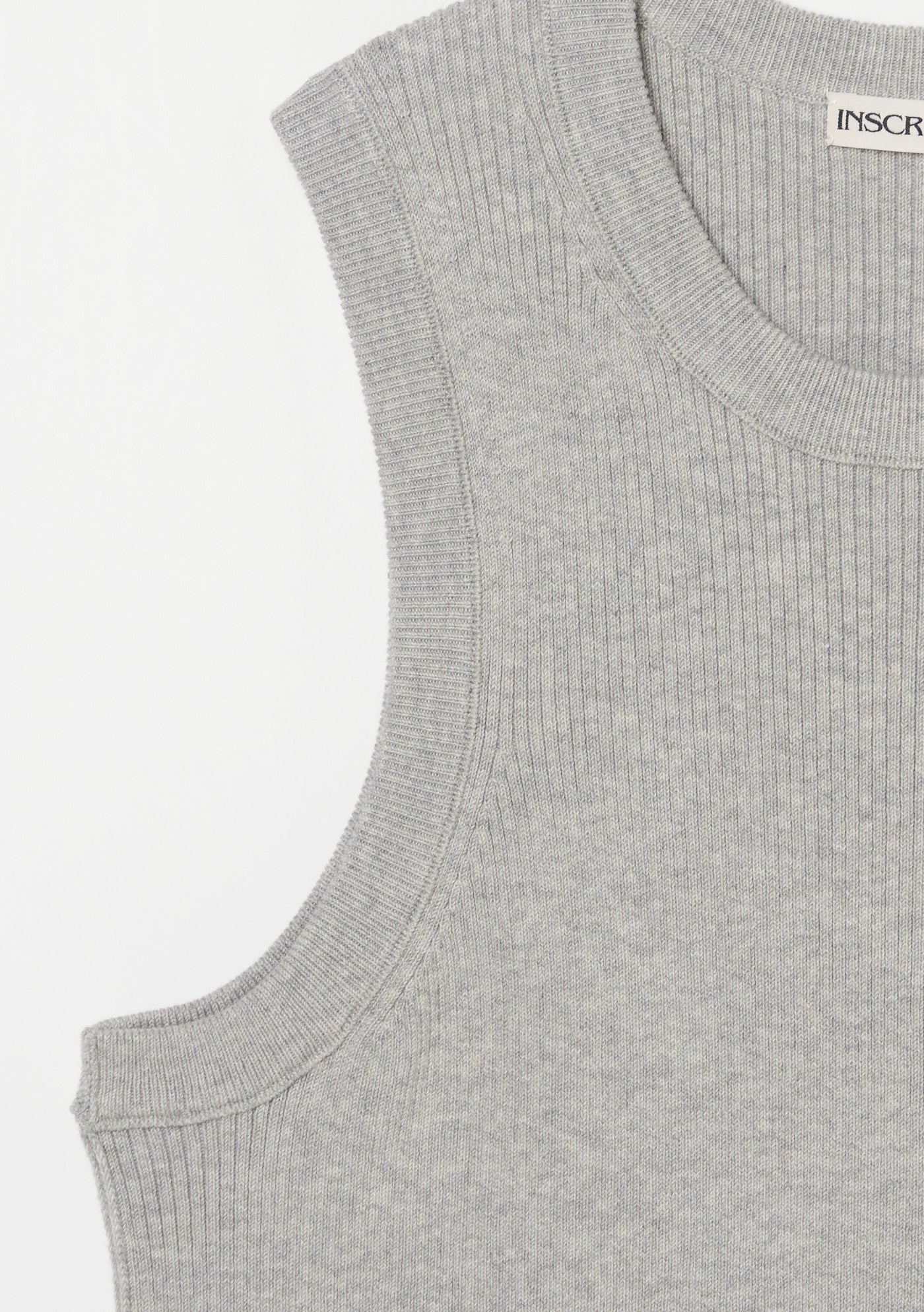 Cotton Rib Tank Top – INSCRIRE