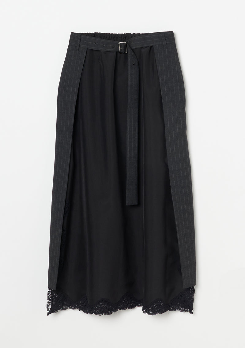 【25SS PRE ORDER】Wool Layered Skirt