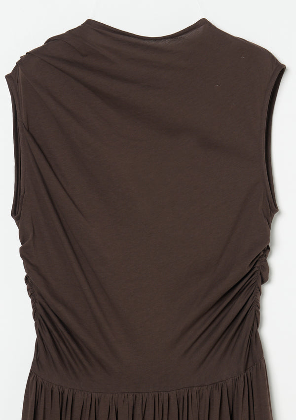 Light Jersey Dress / BROWN