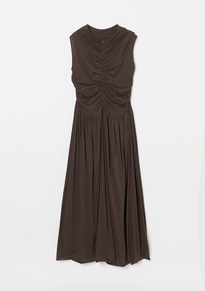 Light Jersey Dress / BROWN