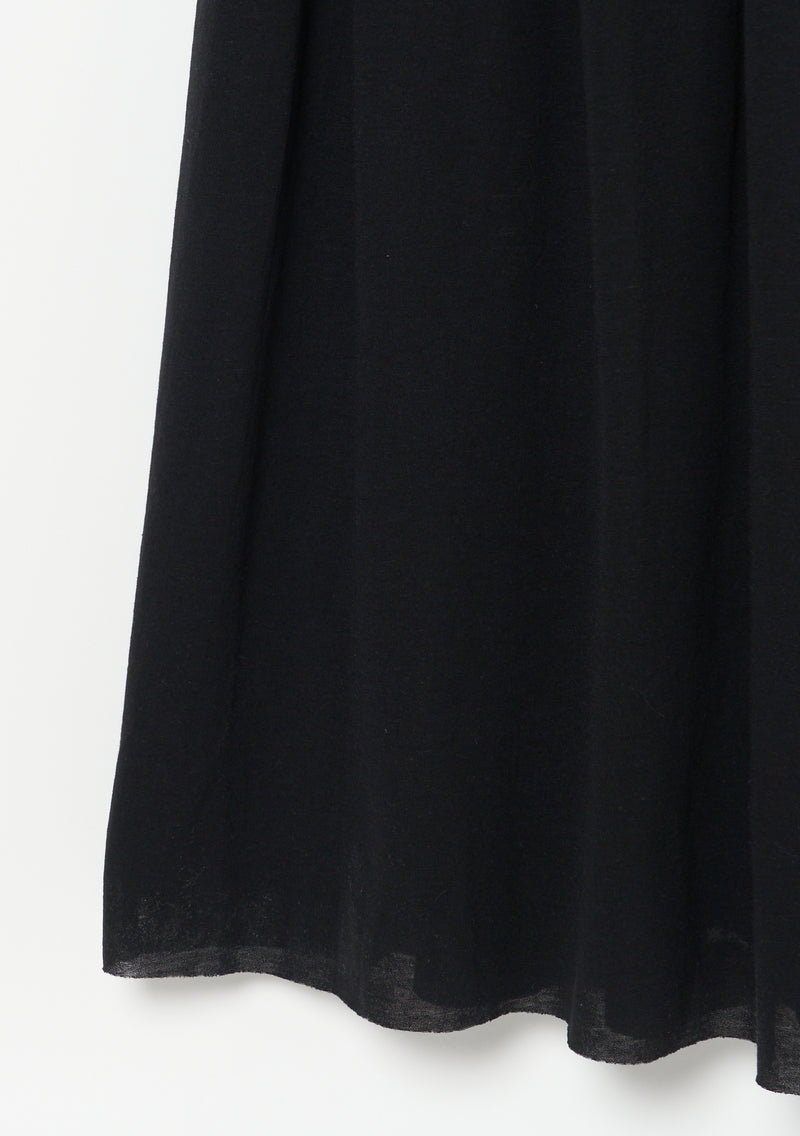 Light Jersey Dress / BLACK