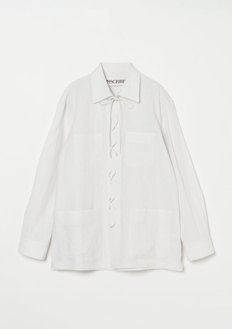 Linen Laceup Shirt size 3