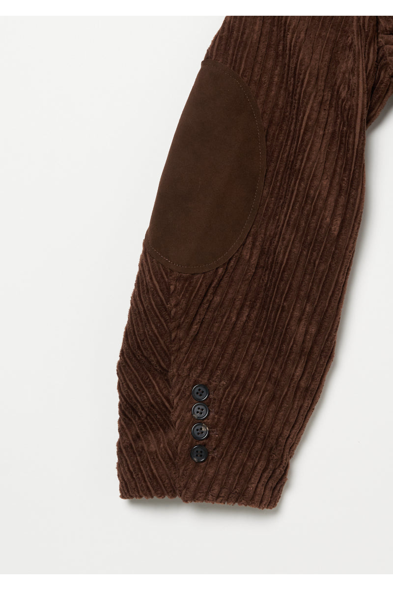 Corduroy Collarless Jacket