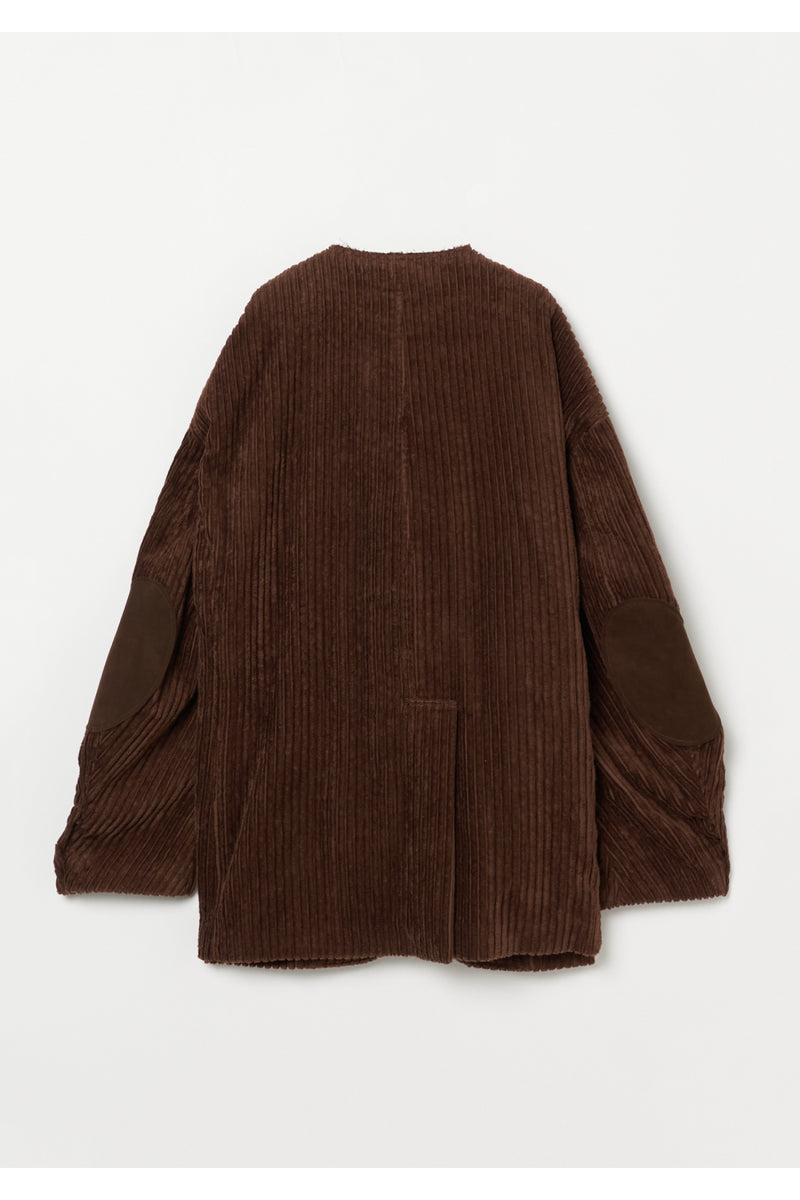 Corduroy Collarless Jacket