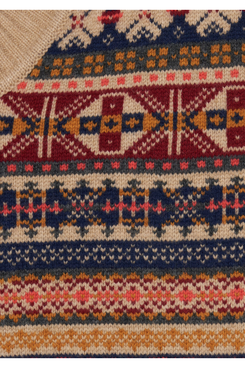Fairisle V Neck Vest