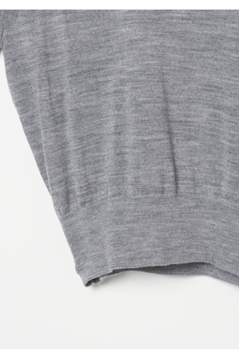 Wool Short Length Turtle Neck　