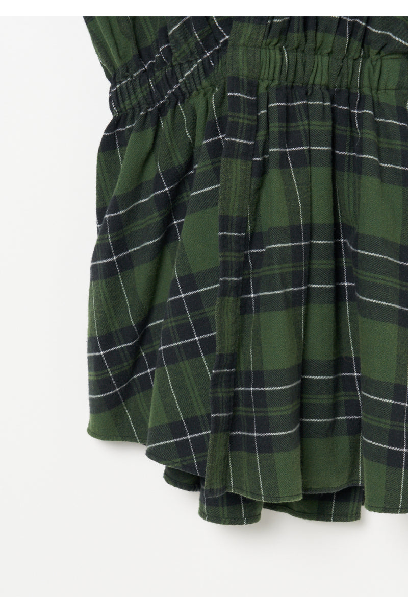 Flannel Shirt Dress　