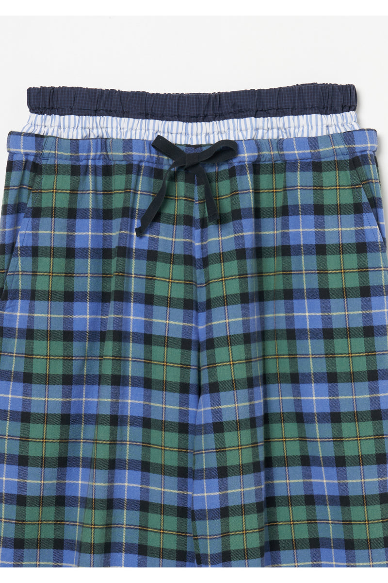 Flannel Layered Pants　