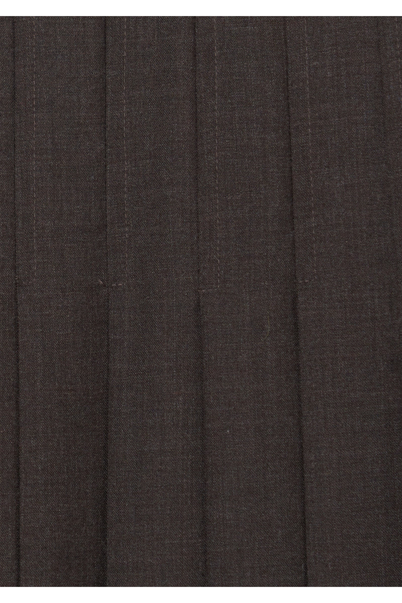 Wool Wrap Pleats Skirt　