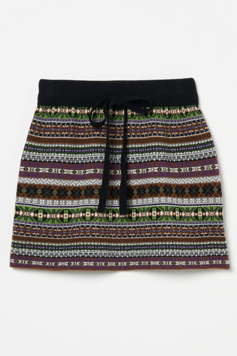 Fairisle Mini Skirt　