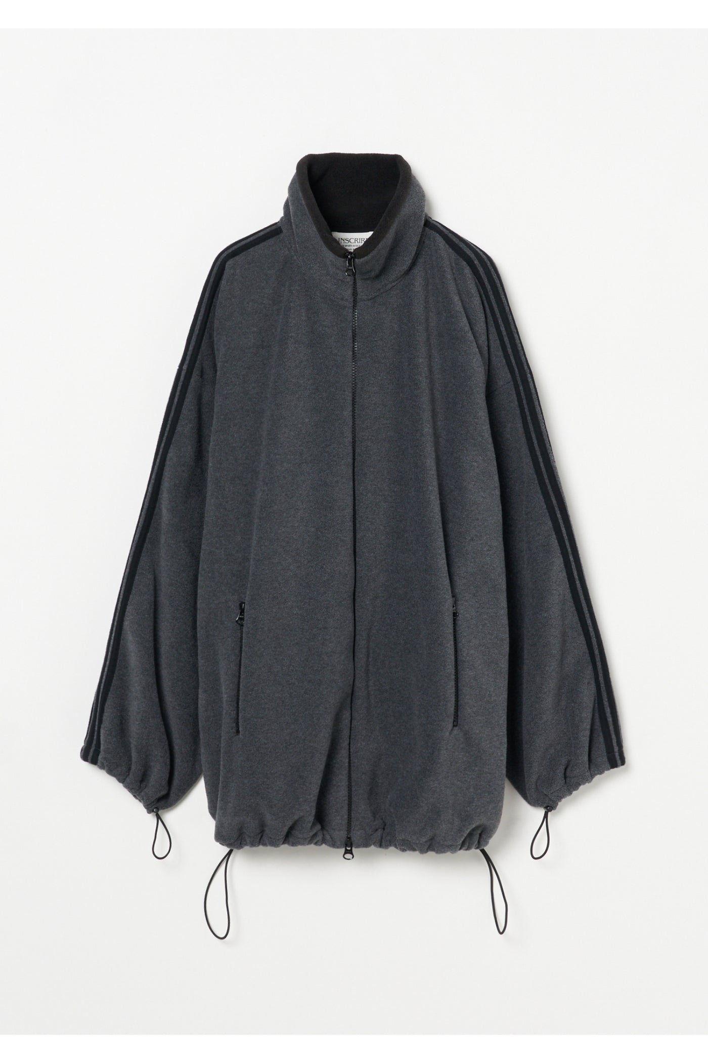 Fleece Loose Fit Track Jacket – INSCRIRE