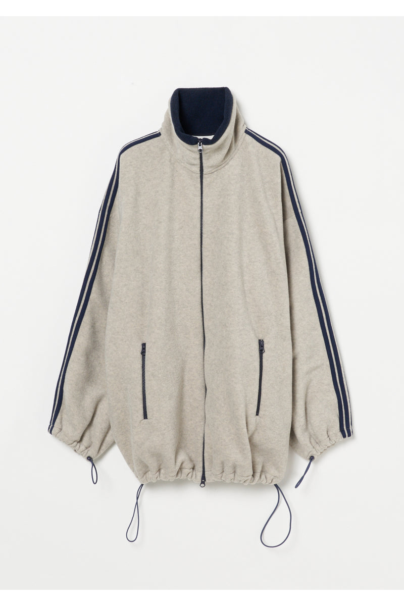 Fleece Loose Fit Track Jacket　