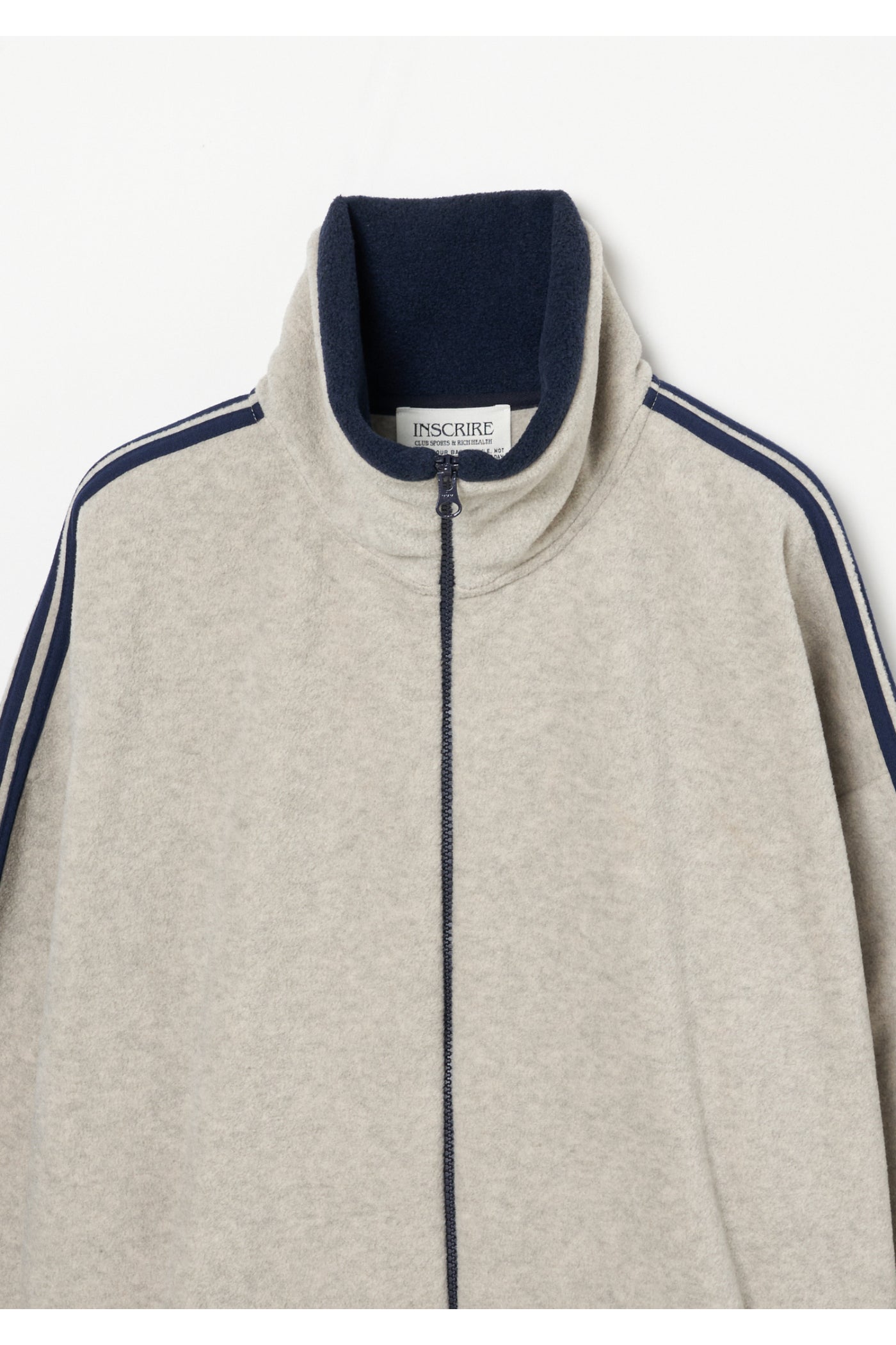 Fleece Loose Fit Track Jacket – INSCRIRE