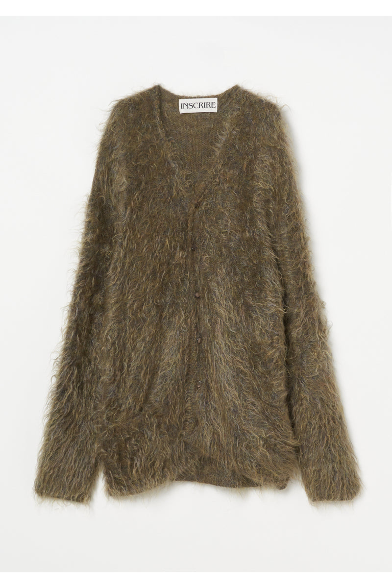 Shaggy V-Neck Cardigan