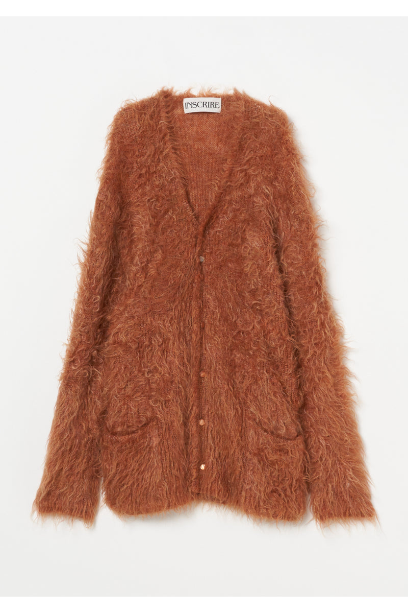 Shaggy V-Neck Cardigan