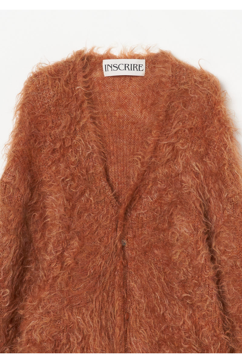 Shaggy V-Neck Cardigan