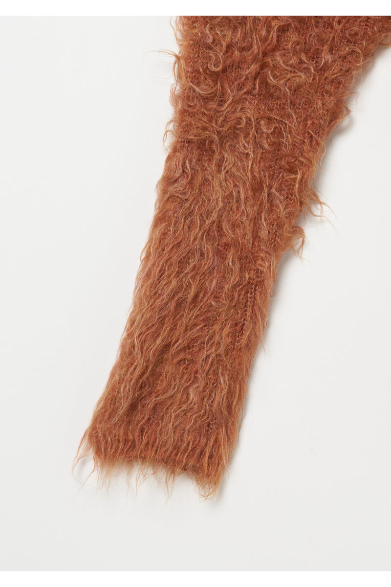 Shaggy V-Neck Cardigan