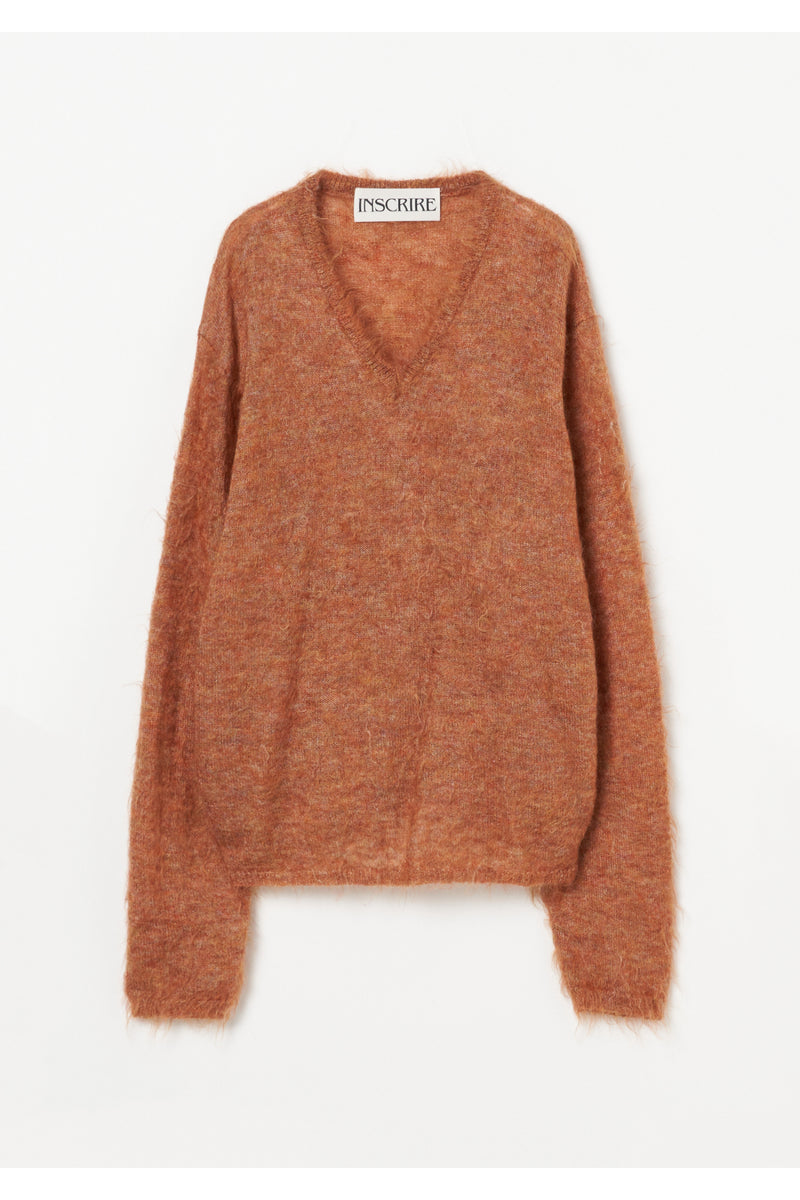 Shaggy V-Neck Pullover