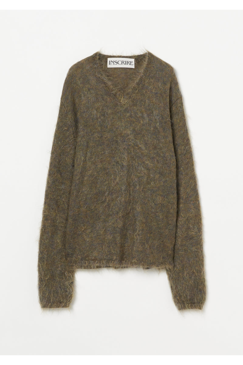 Shaggy V-Neck Pullover