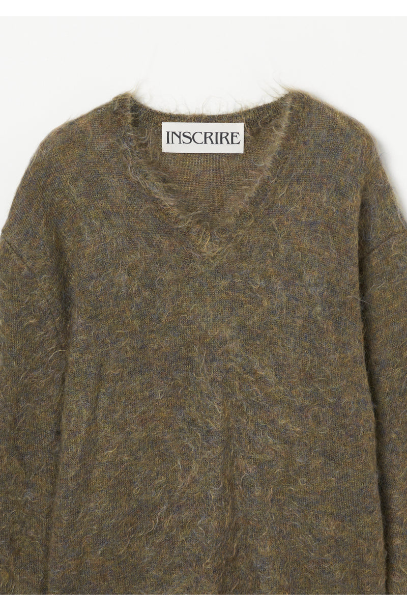 Shaggy V-Neck Pullover