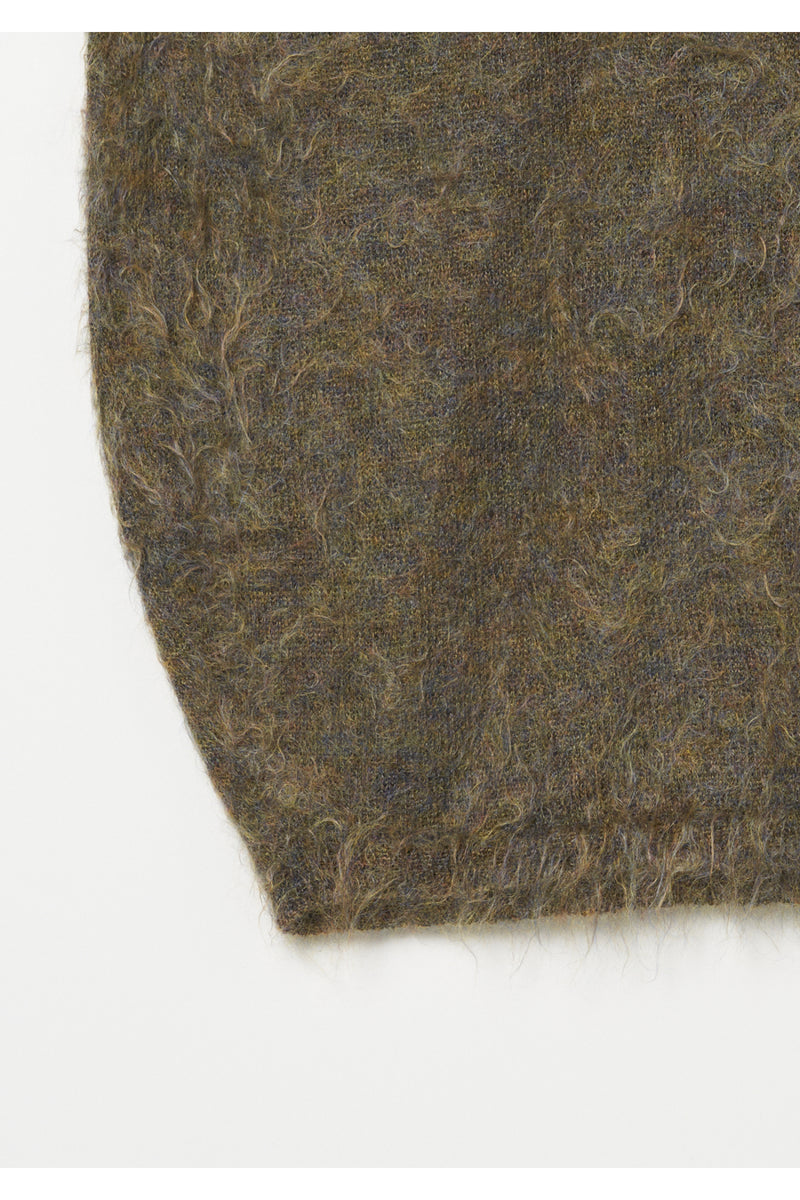 Shaggy V-Neck Pullover