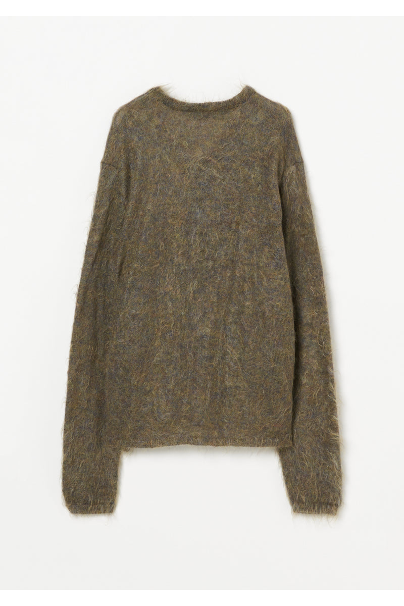 Shaggy V-Neck Pullover