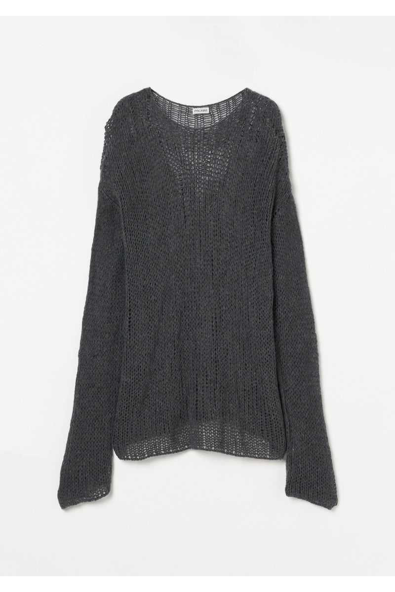 Cashmere Silk Crew Neck　