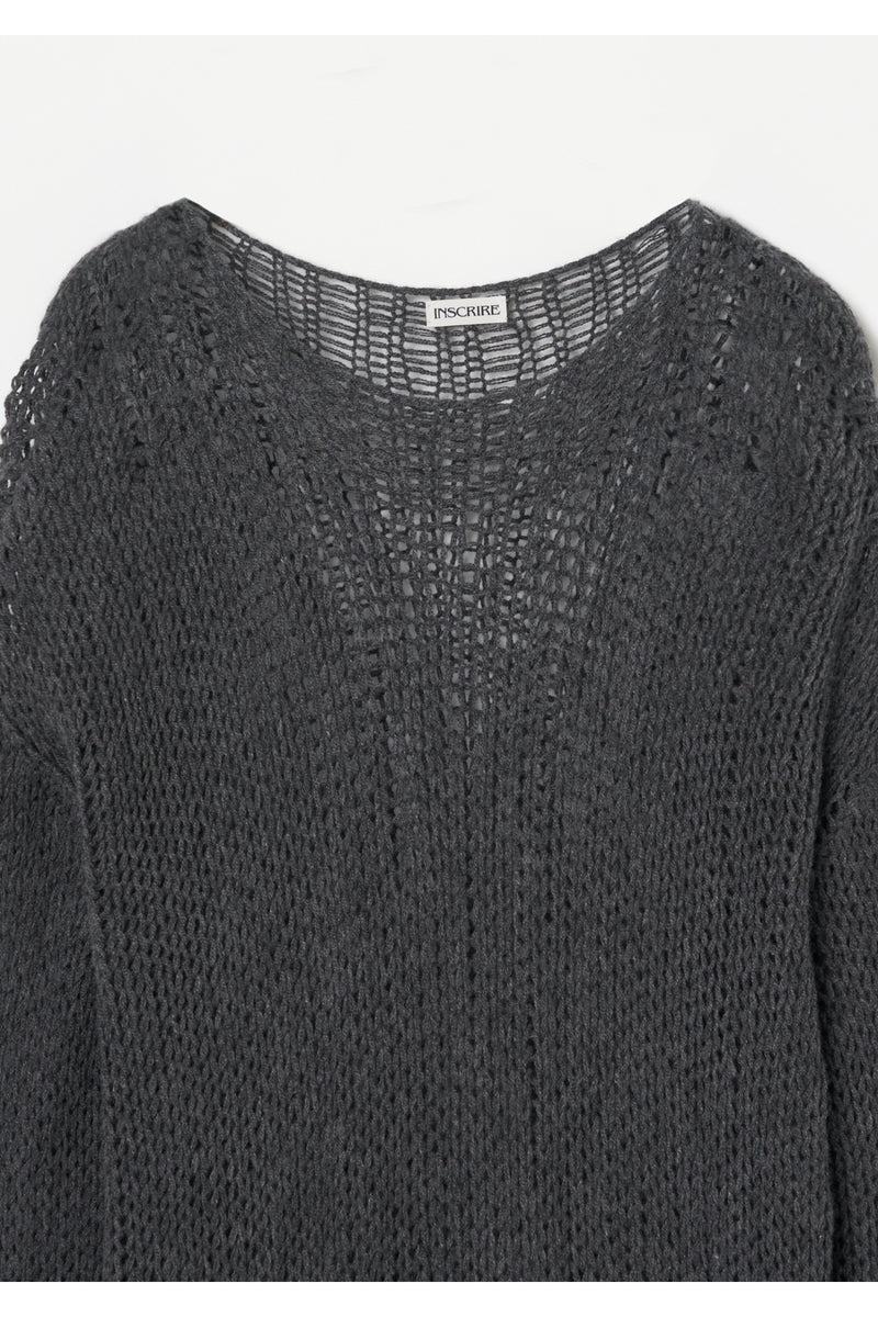 Cashmere Silk Crew Neck　