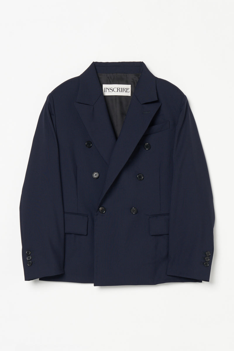 Wool Tight Fit Double Jacket　