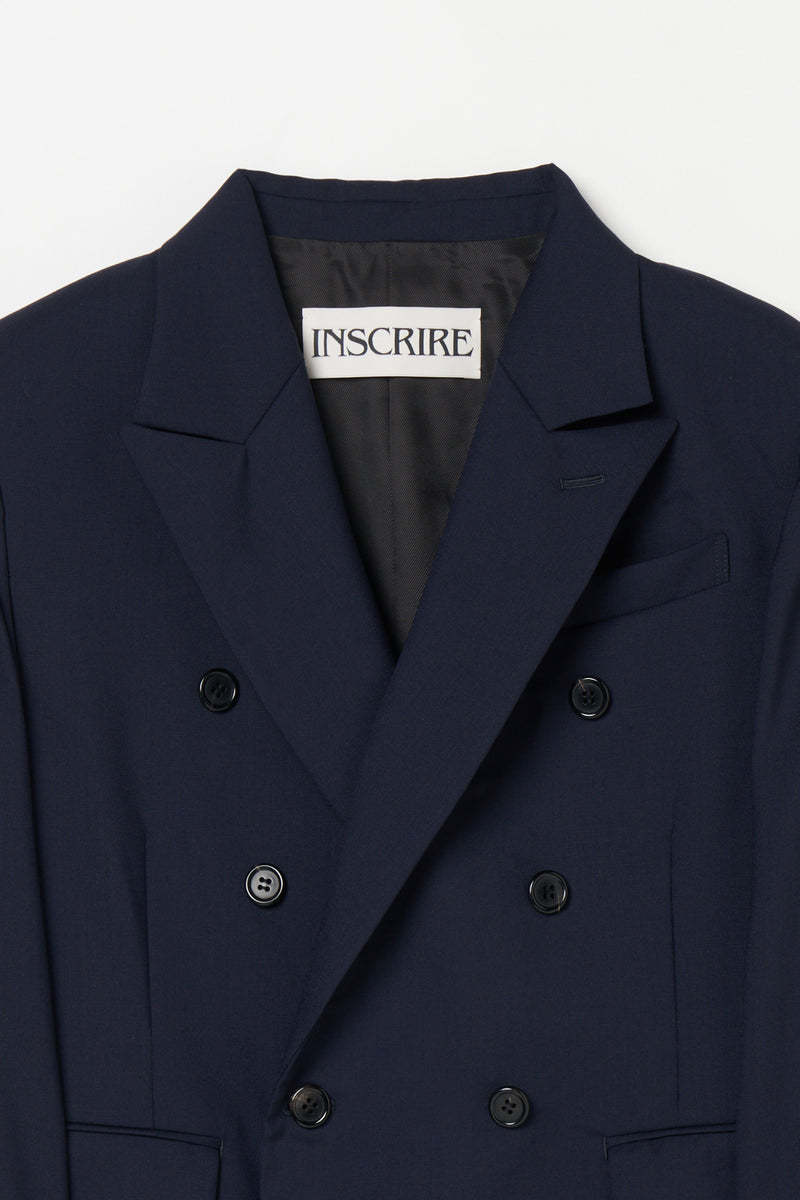 Wool Tight Fit Double Jacket　