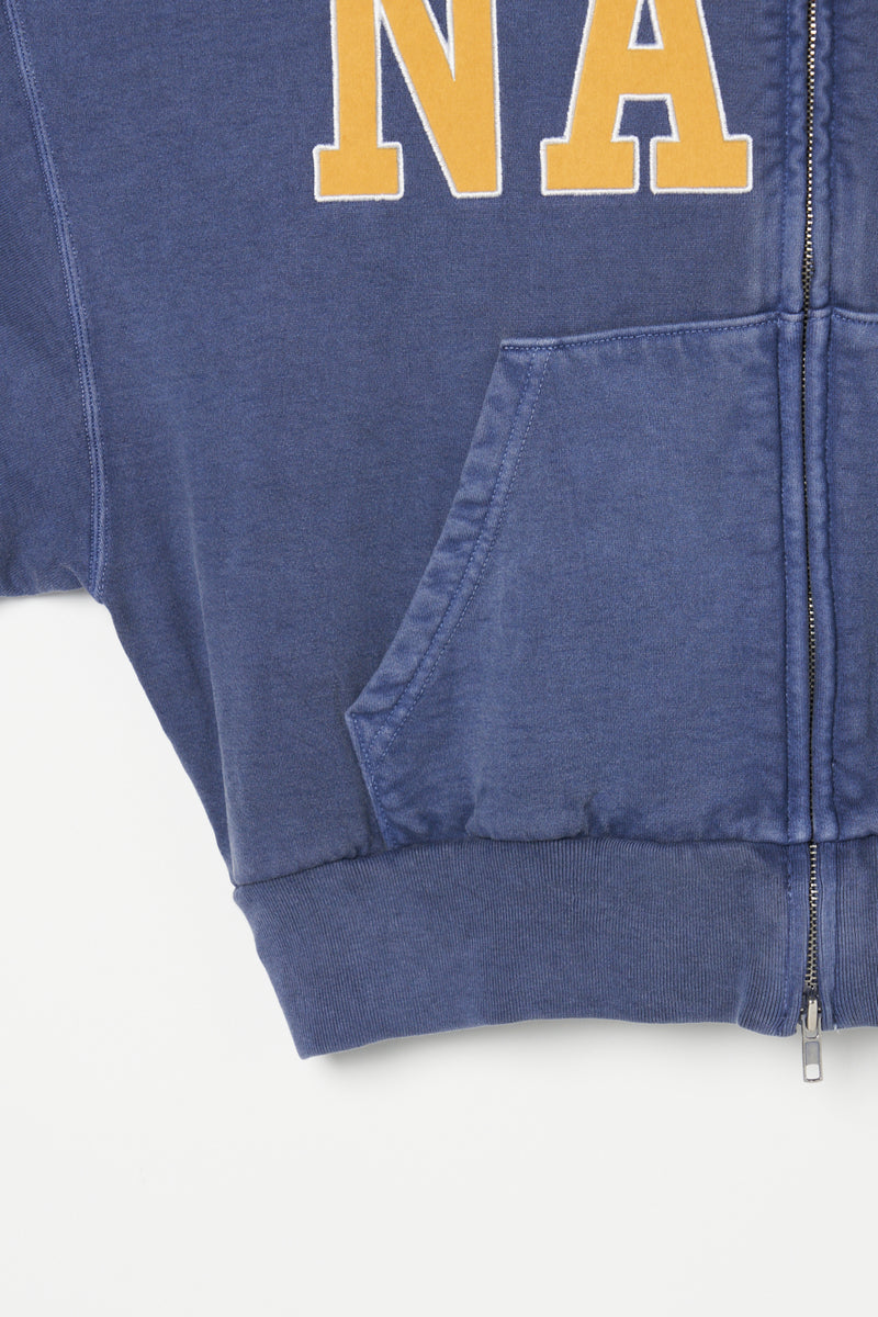 Navy Zip Hoodie　　