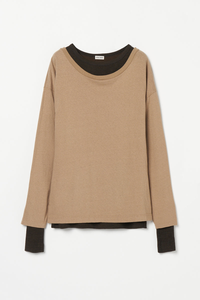 Plating Rib Layered Tee