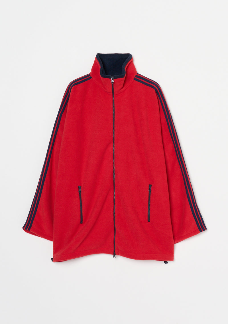 Fleece Loose Fit Track Jacket　