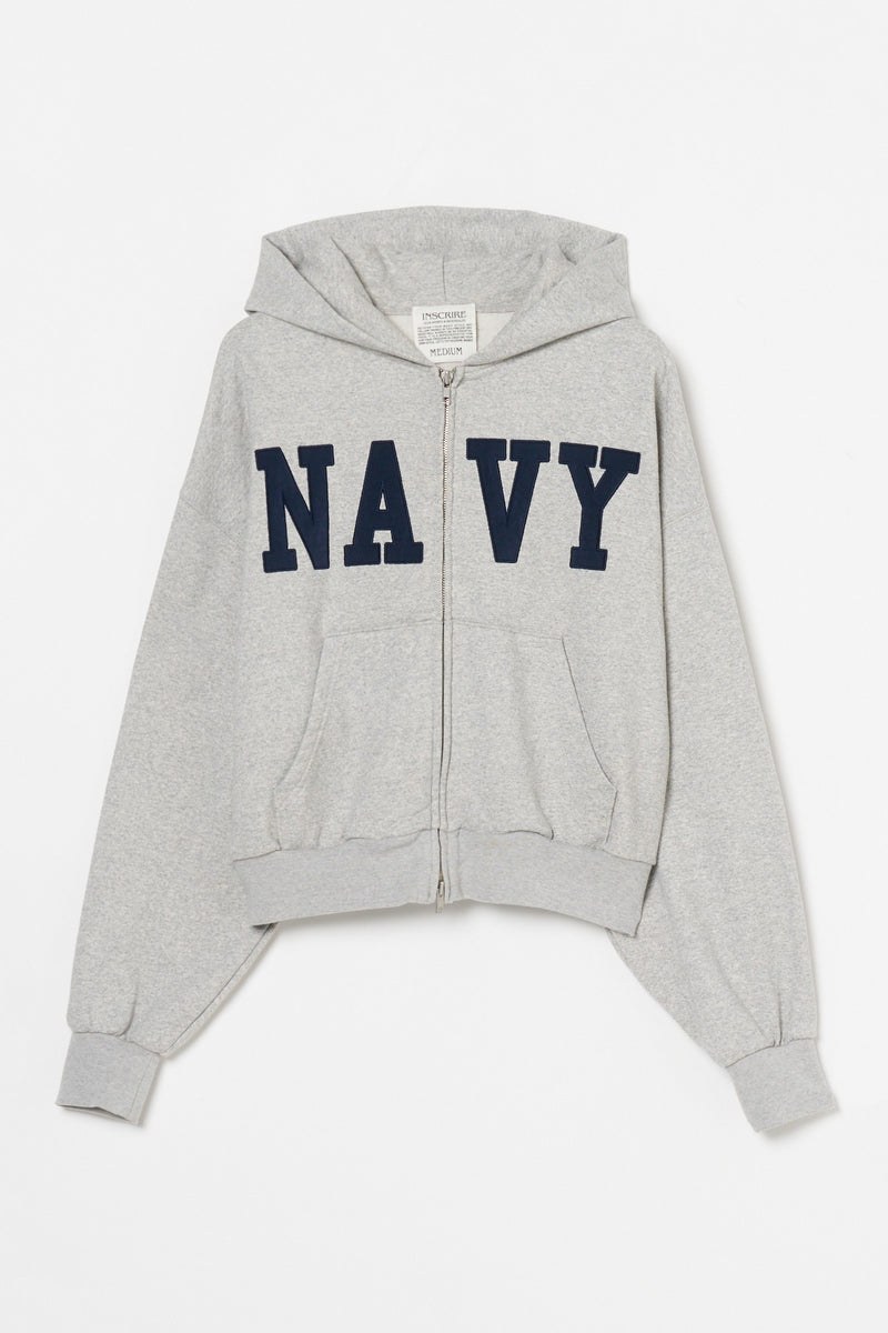 Navy Zip Hoodie　　