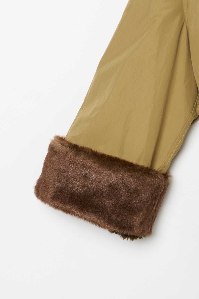 Cotton / Polyester Balmacaan Fur Liner
