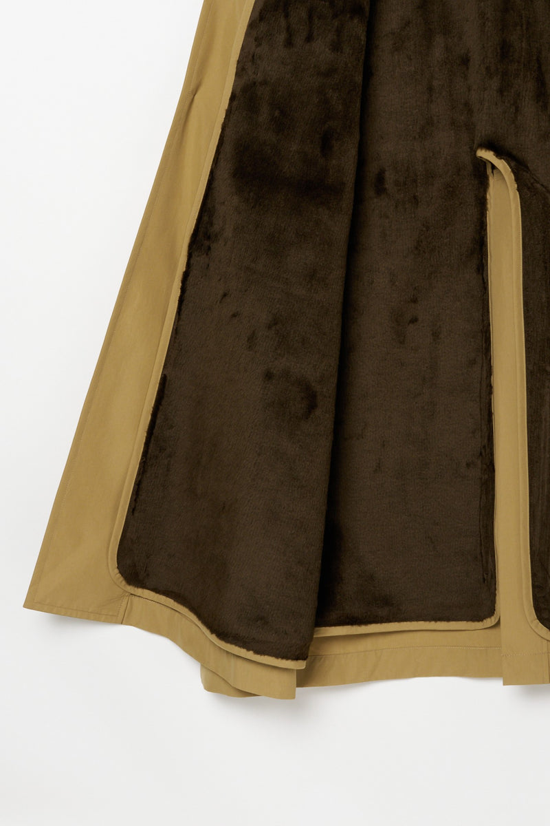 Cotton / Polyester Balmacaan Fur Liner