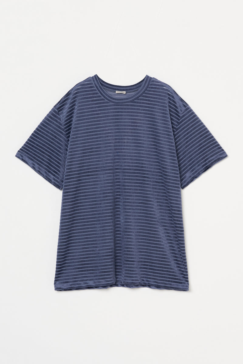 26ssアンスクリアINSCRIBE Velour Border T-Shirt Velour Border T-Shirt – INSCRIRE