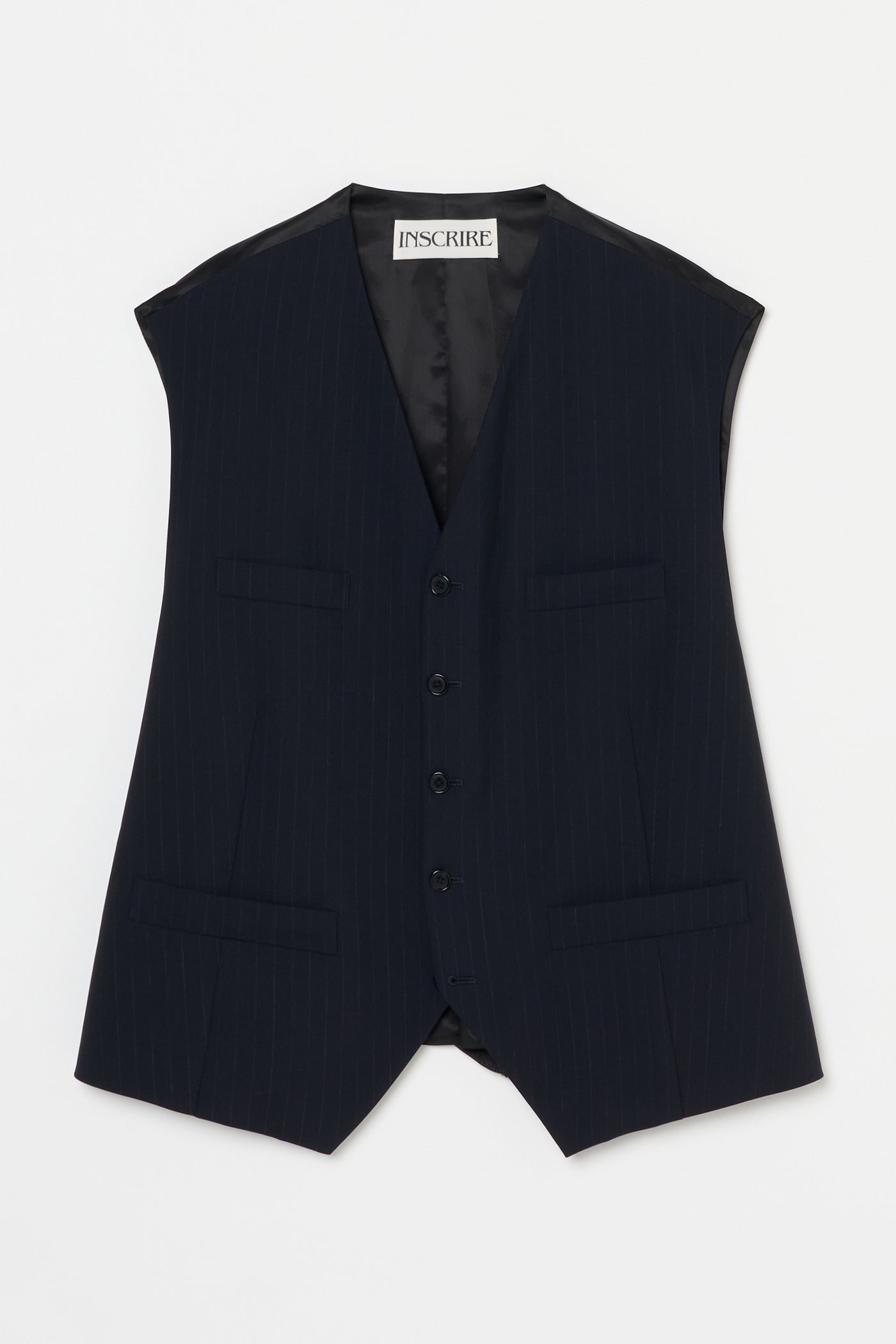 Wool Over Size Gilet – INSCRIRE