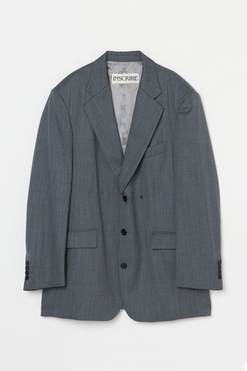 ジャケット・アウター 19AW WOOL OVER JACKET SIZE2 Wool 2-way Over Size Jacket – INSCRIRE