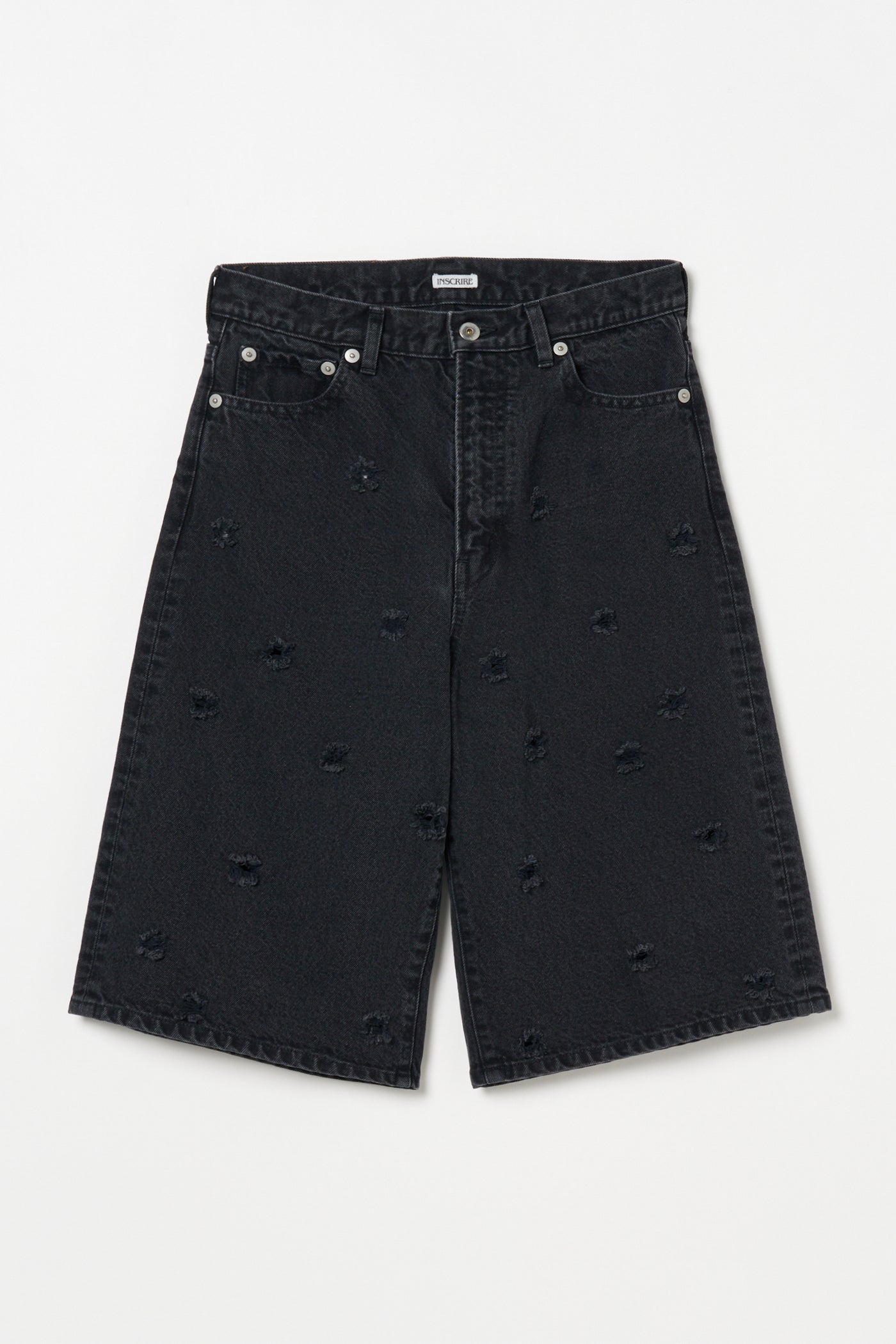 Dot Hole Denim Shorts – INSCRIRE